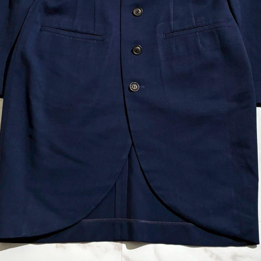 Yohji Yamamoto - Yohji Yamamoto 80s Tailored Jacket Navy Size M