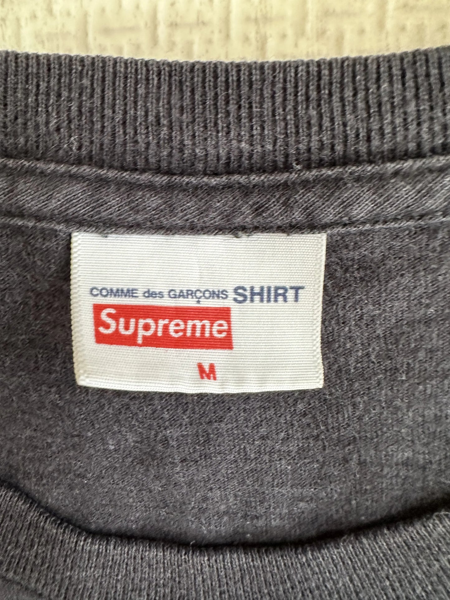 Comme des Garcons - COMME des GARCONS SHIRT × SUPREME 17SS Box Logo Tee Black M