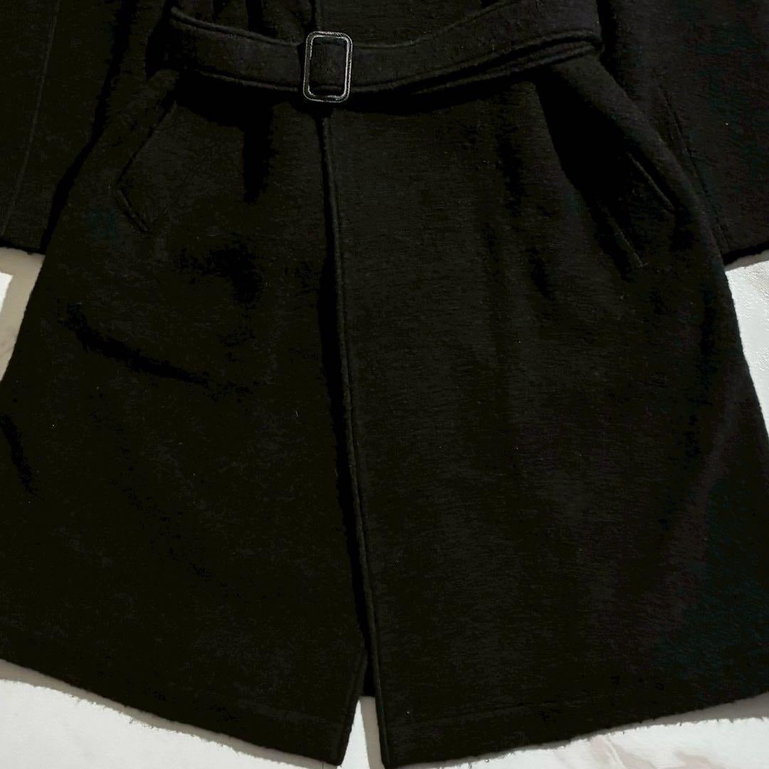 Yohji Yamamoto - Yohji Yamamoto POUR HOMME 18AW Hooded Coat Wool Black Size L