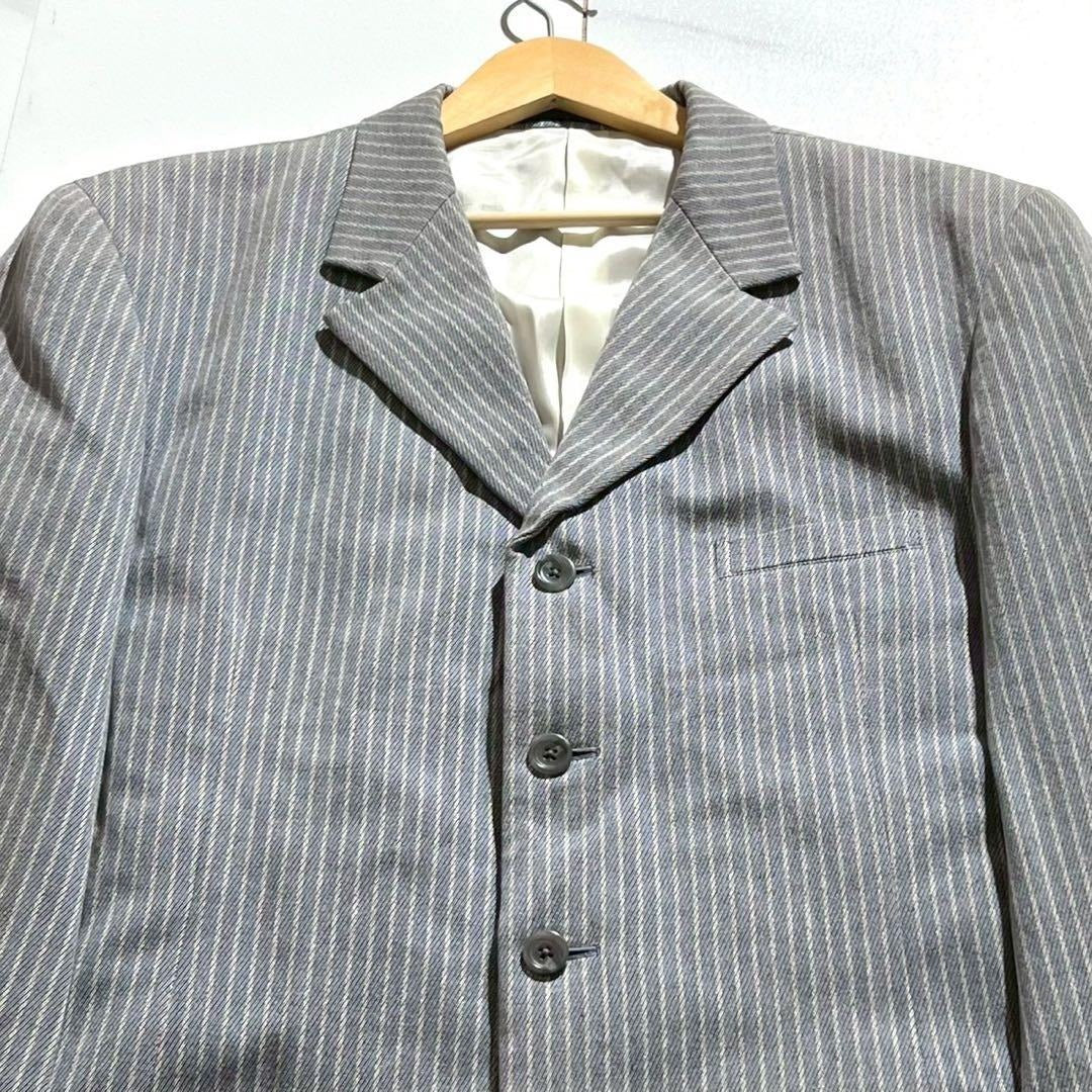 Vintage Yohji Yamamoto Outwear - Yohji Yamamoto POUR HOMME Jacket 97SS Blue Size L - Authentic Archive