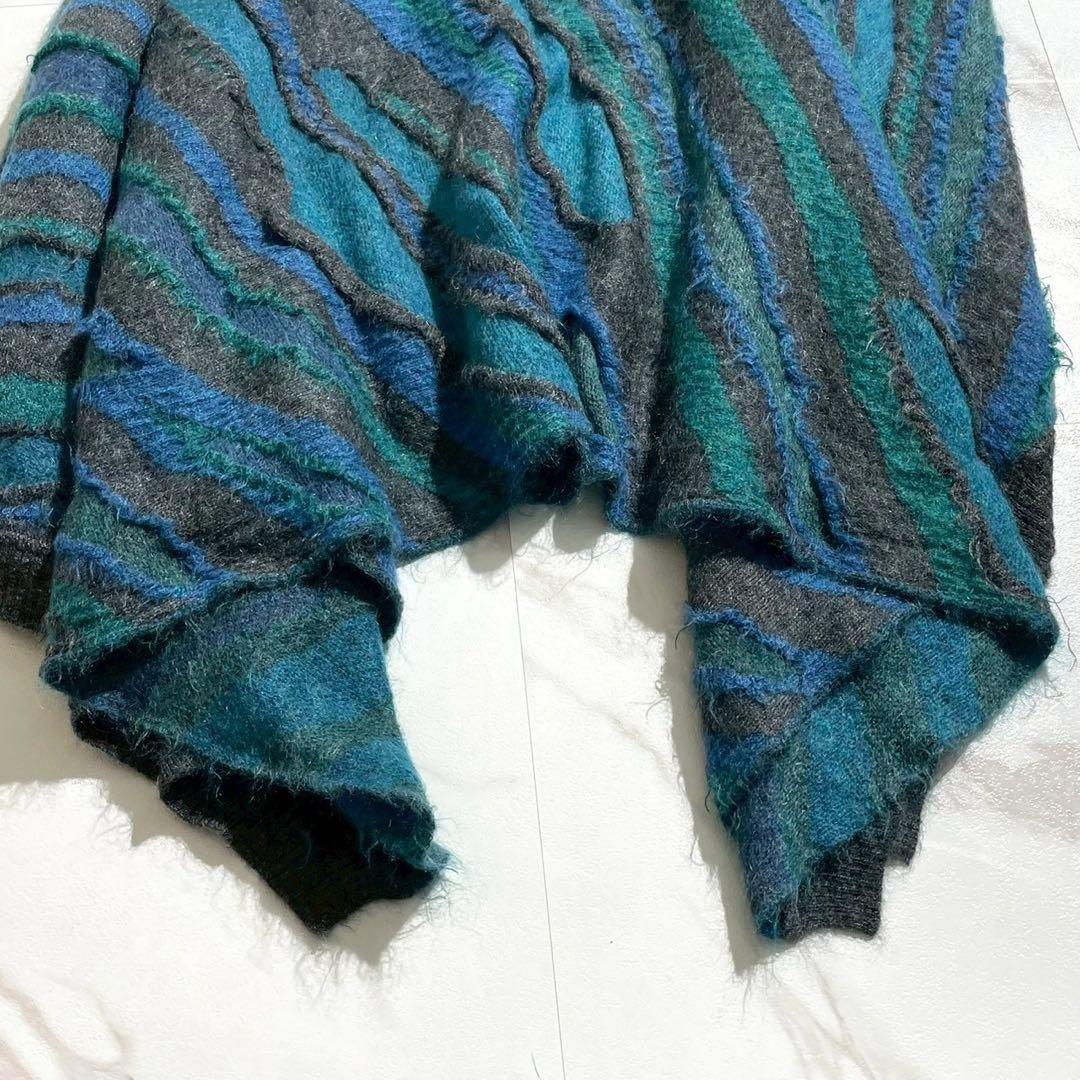 Issey Miyake - ISSEY MIYAKE MEN 13AW Turtleneck Poncho Blue Size L