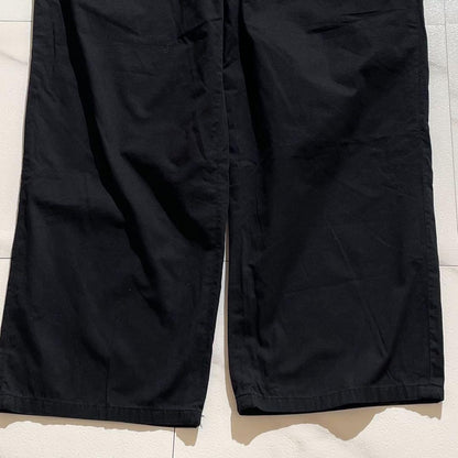 Vintage Yohji Yamamoto Bottoms - Y's for men wide pants Garment dye Black US 31 - Authentic Archive