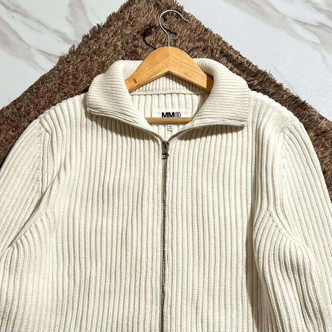 Maison Margiela - Maison Margiela 23SS Driver's Knitwear White Size M