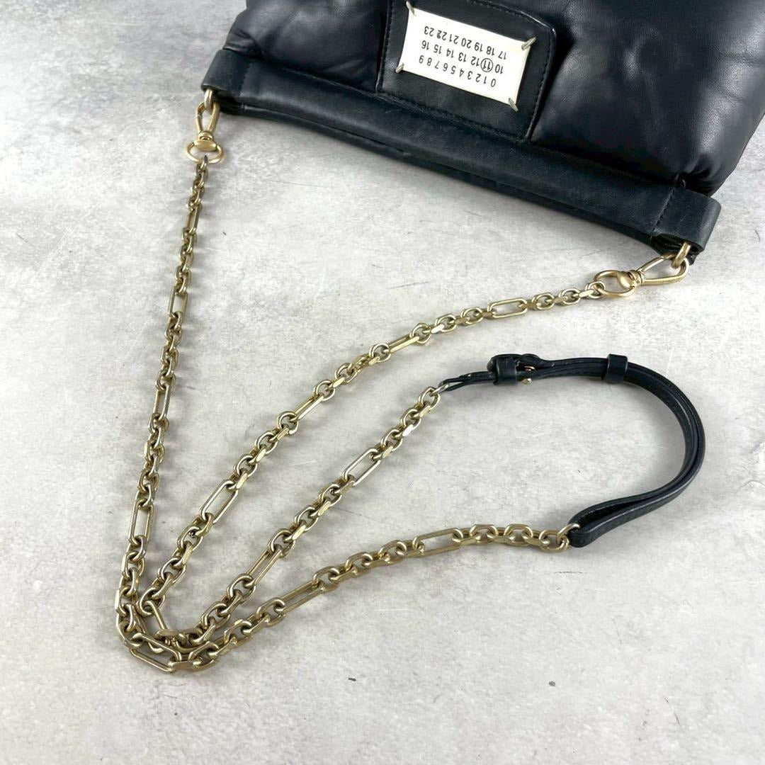 Vintage Maison Margiela Accessory - Maison Margiela 18AW Gram Slam Leather Shoulder Bag Black - Authentic Archive
