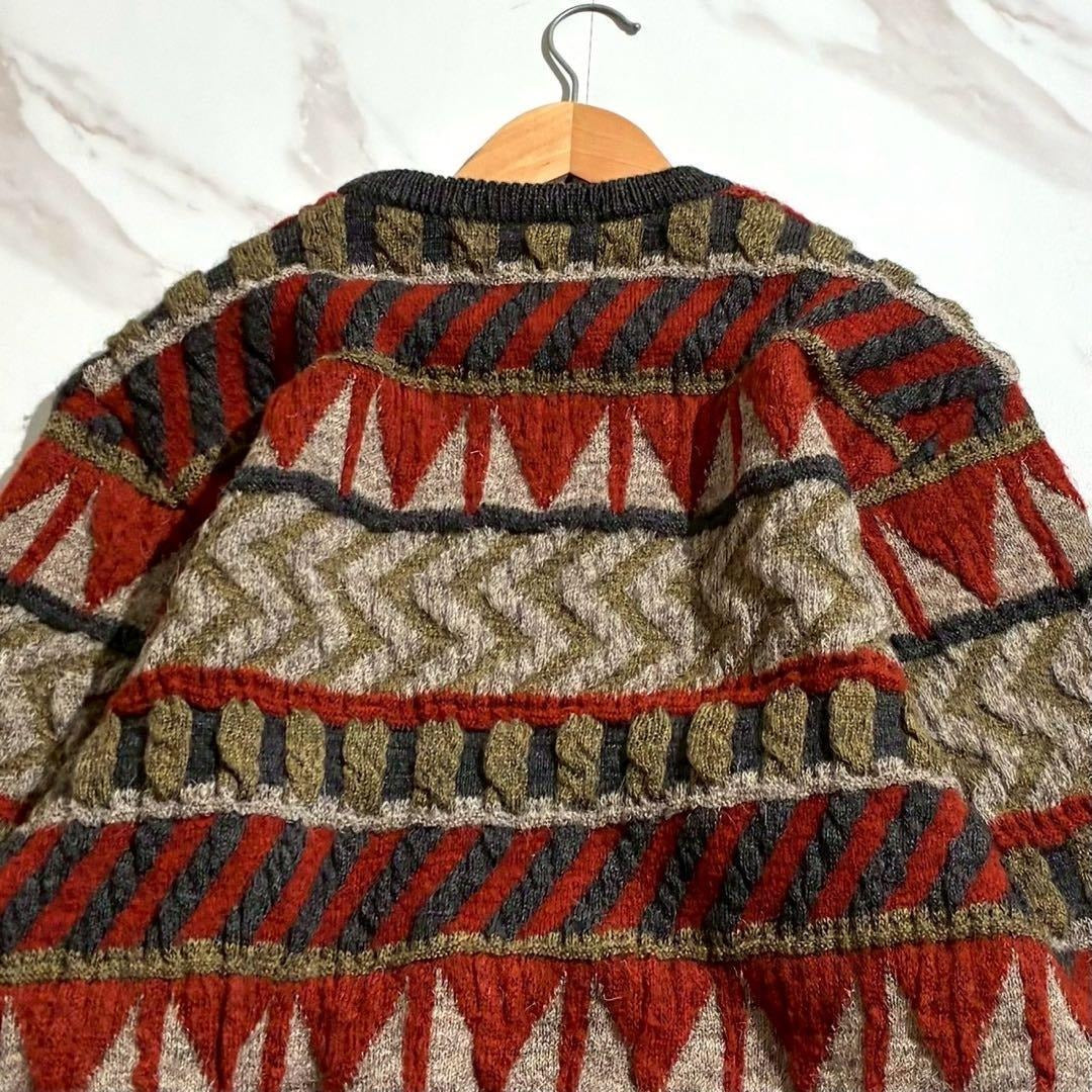 Issey Miyake - ISSEY MIYAKE 80s Brush Tag 3D Long Sleeve Knit Size L