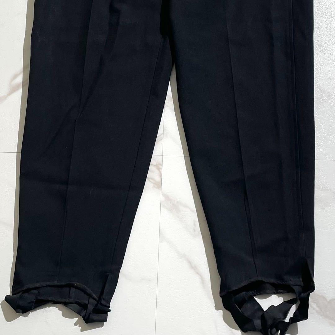 Yohji Yamamoto - Yohji Yamamoto POUR HOMME 80s Tapered Silhouette Pants Black Size L