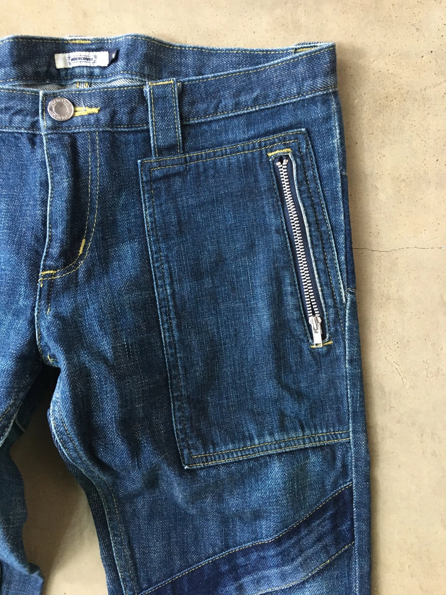 Undercover - Undercover 01 D.A.V.F. Distressed Jeans