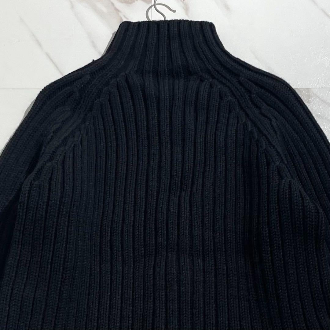 Vintage Yohji Yamamoto Tops - Yohji Yamamoto POUR HOMME 01AW Knit Black Size3 - Authentic Archive