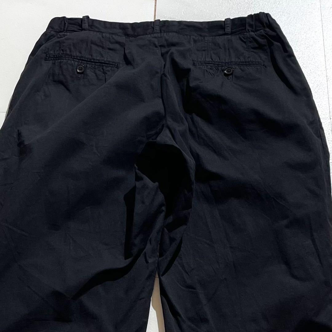 Vintage Yohji Yamamoto Bottoms - Y's for men wide pants Garment dye Black US 31 - Authentic Archive
