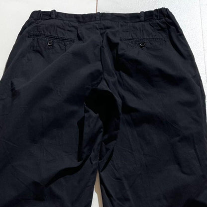 Vintage Yohji Yamamoto Bottoms - Y's for men wide pants Garment dye Black US 31 - Authentic Archive