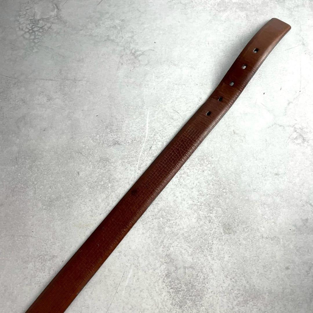 Issey Miyake - ISSEY MIYAKE Leather Belt Brown Size M