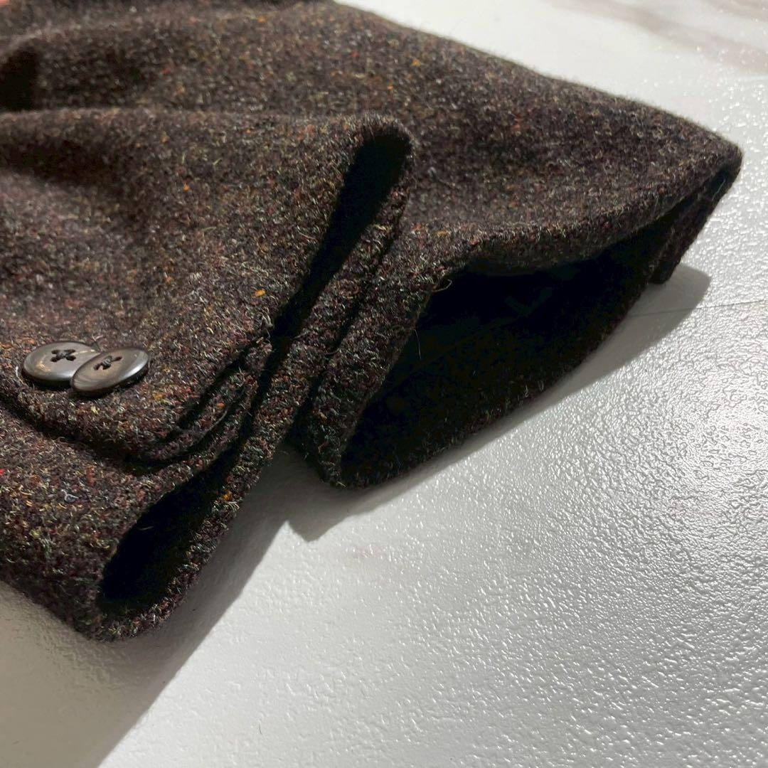 Yohji Yamamoto - Yohji Yamamoto POUR HOMME 80s Harris Tweed Jacket Size L