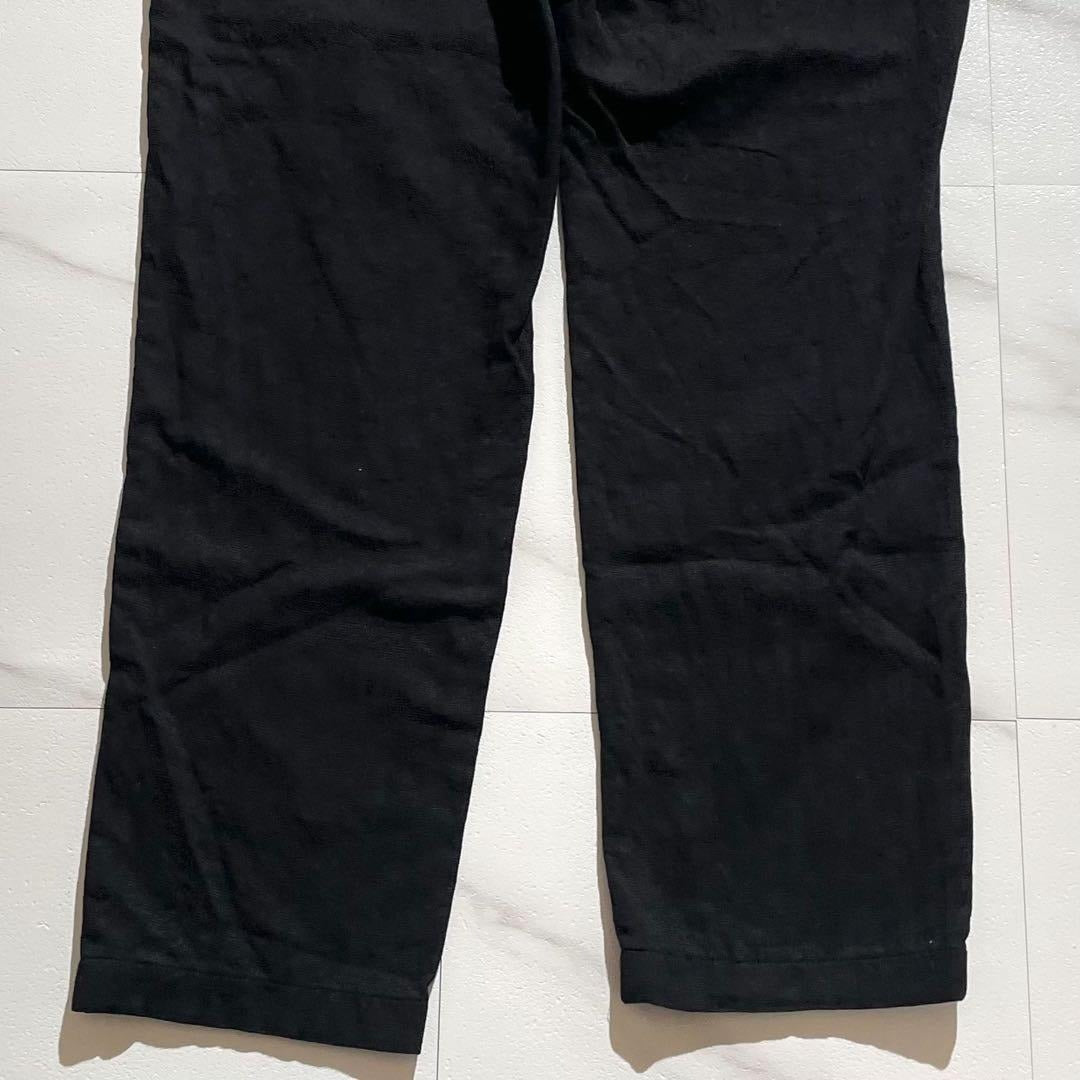 Vintage Yohji Yamamoto Bottoms - Yohji Yamamoto POUR HOMME Pants Jacquard Black US 33 - Authentic Archive