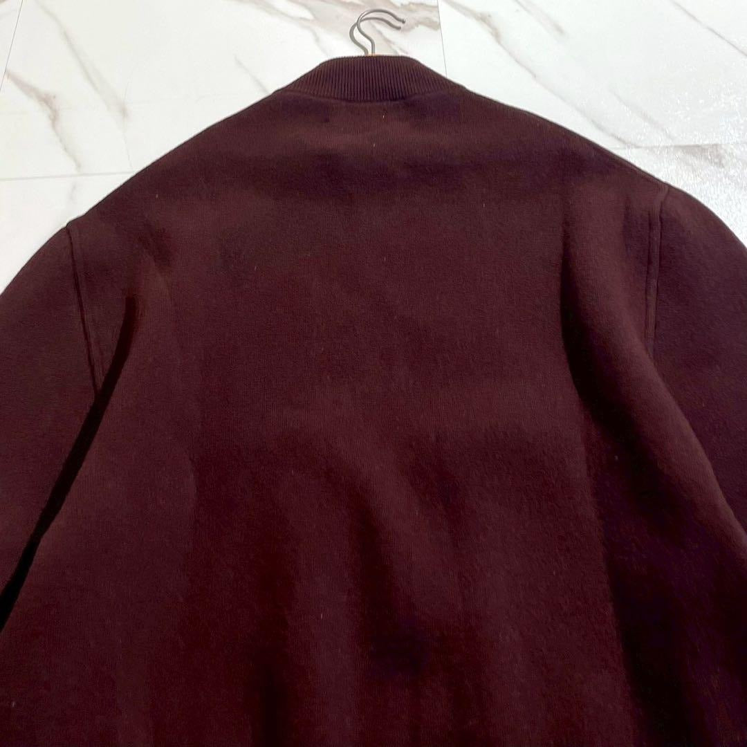 Vintage JIL SANDER Outwear - JIL SANDER 24SS Oversized Knit Blouson Red Size L - Authentic Archive