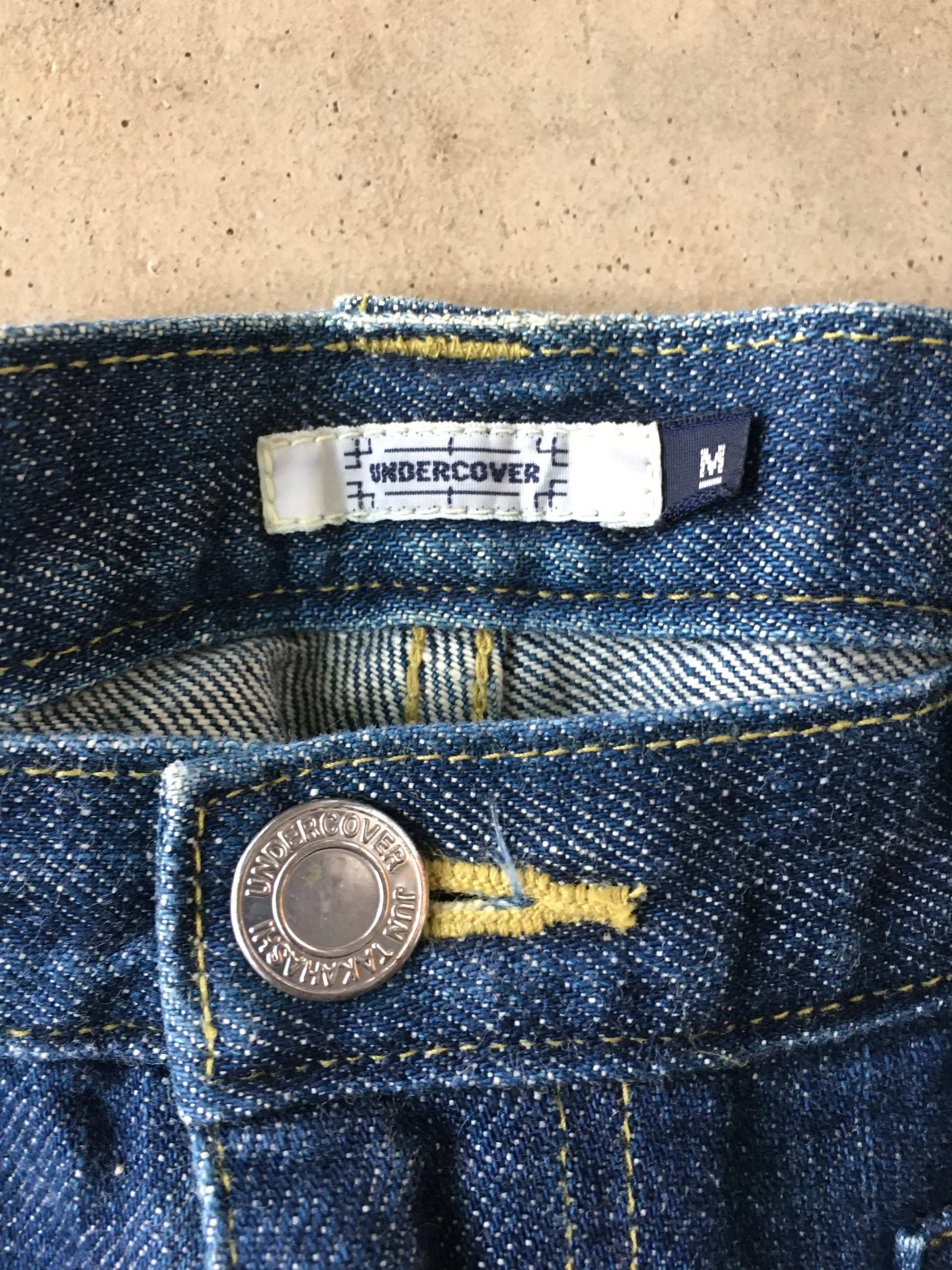 Undercover - Undercover 01 D.A.V.F. Distressed Jeans