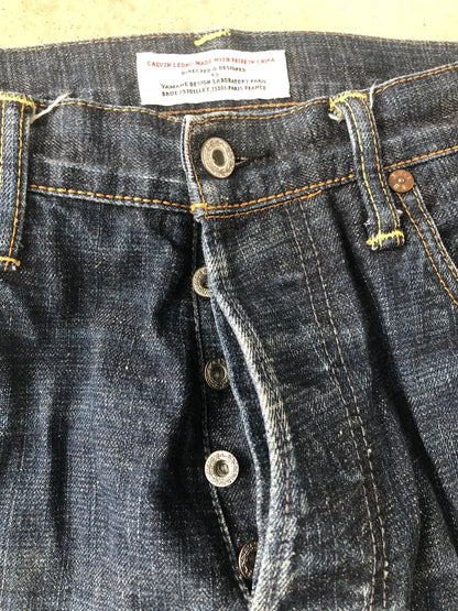 Vintage EVISU Bottoms - EVISU Multi Pocket Denim Pants Indigo Cotton 34 x 34 - Authentic Archive