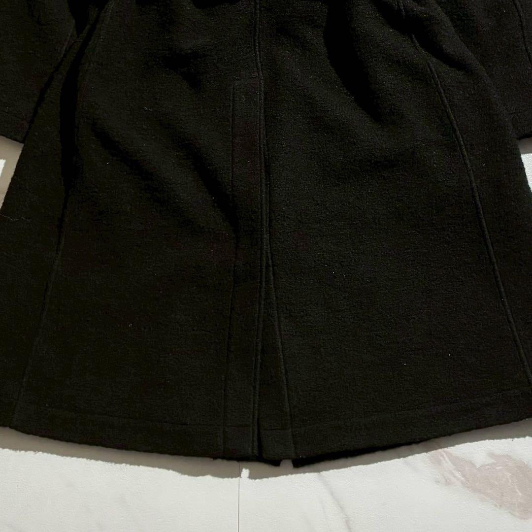 Yohji Yamamoto - Yohji Yamamoto POUR HOMME 18AW Hooded Coat Wool Black Size L