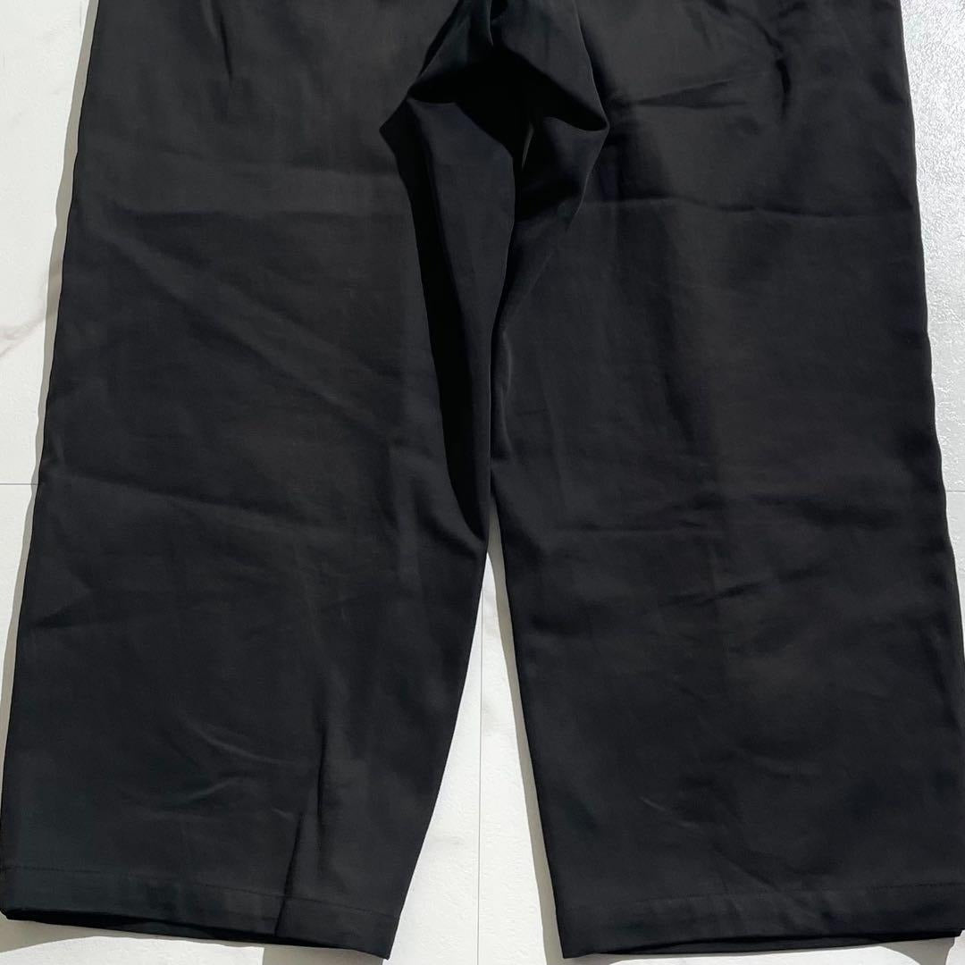Yohji Yamamoto - Y's for men Cotton Gabardine Wide Pants Black Size L