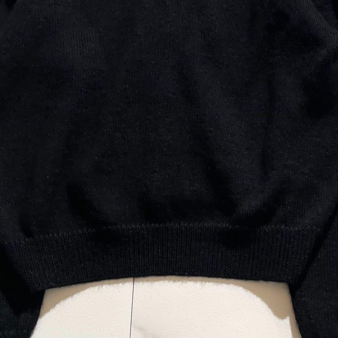 Vintage JEAN PAUL GAULTIER Outwear - Jean Paul Gaultier cardigan chain Alpaca Black Size L - Authentic Archive