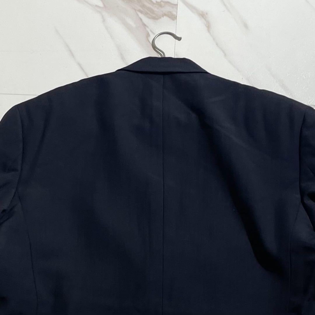 Vintage Comme des Garcons Outwear - COMME des GARÇONS HOMME PLUS 90s Double-Breasted Jacket Dark Navy L - Authentic Archive