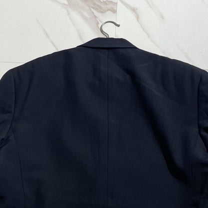Vintage Comme des Garcons Outwear - COMME des GARÇONS HOMME PLUS 90s Double-Breasted Jacket Dark Navy L - Authentic Archive