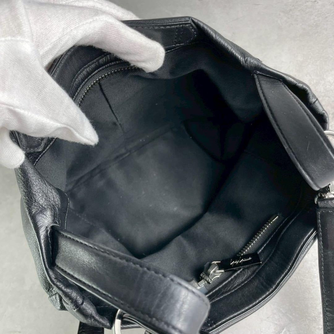 Vintage Yohji Yamamoto Accessory - Discord Yohji Yamamoto TULIPS 2way bag Black One Size - Authentic Archive