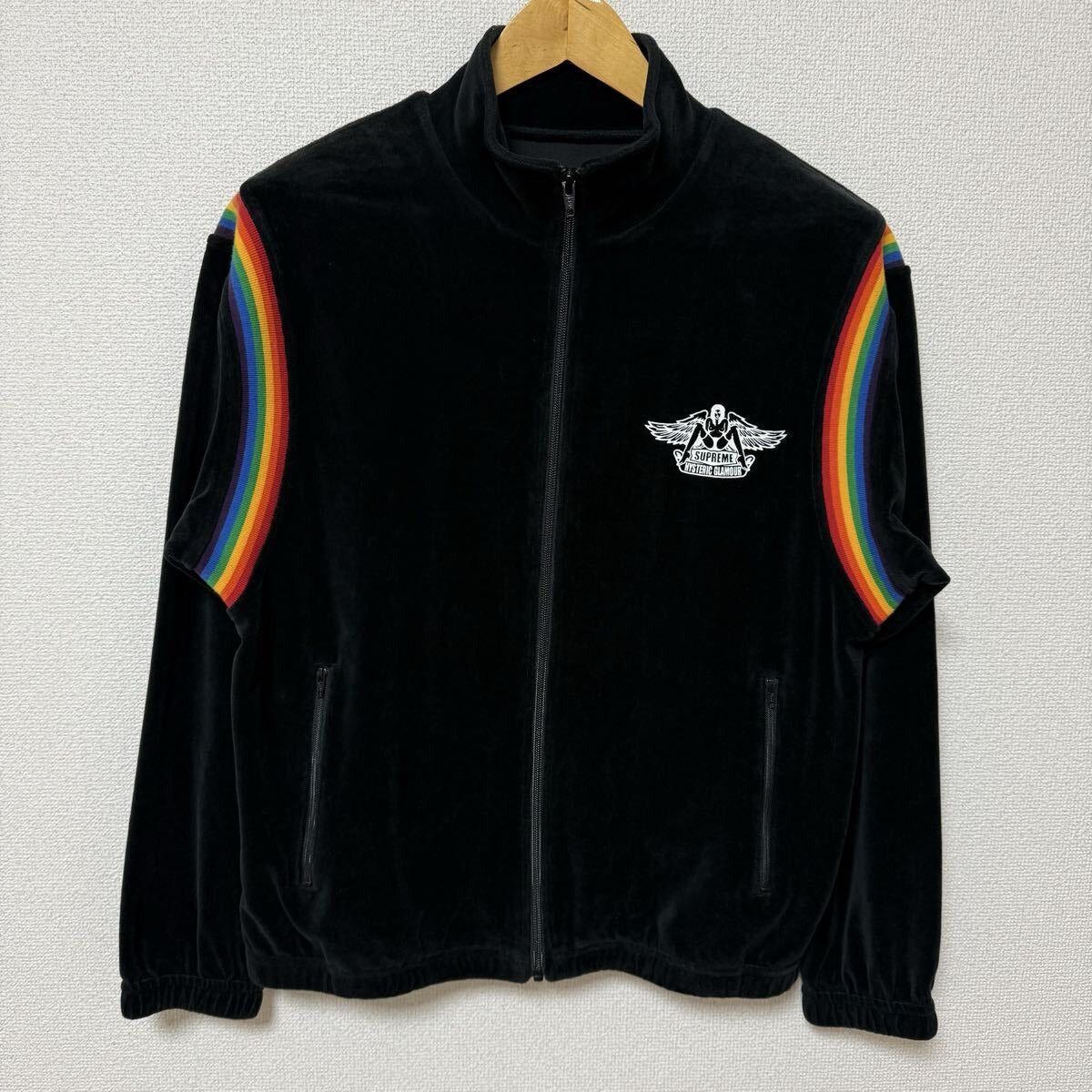 Supreme - Supreme×Hysteric Glamour  21SS Velour Track Jacket Black Size S