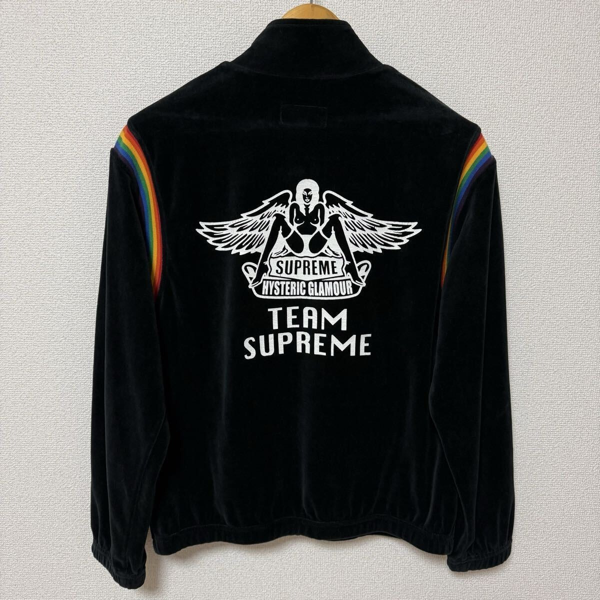 Supreme - Supreme×Hysteric Glamour  21SS Velour Track Jacket Black Size S