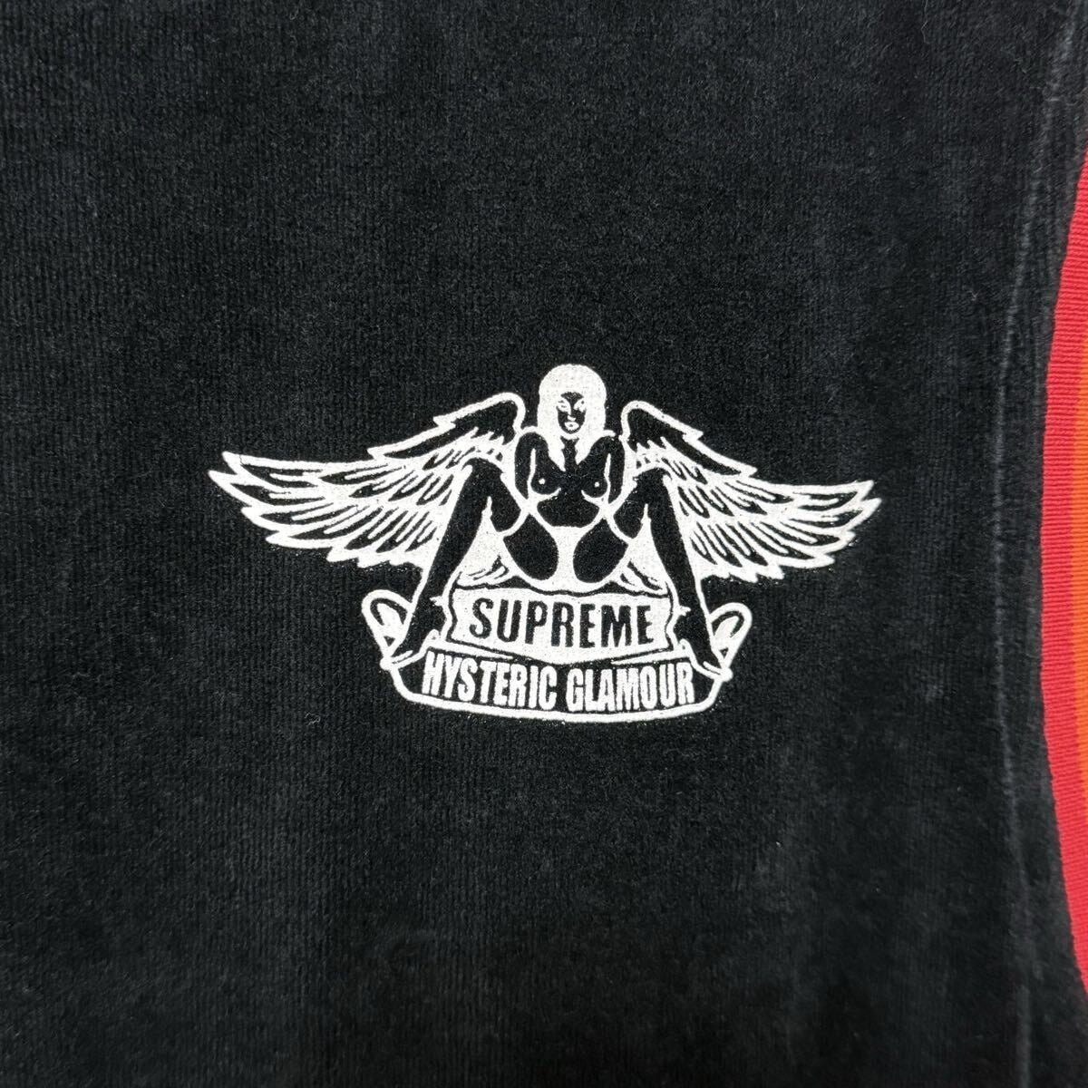 Supreme - Supreme×Hysteric Glamour  21SS Velour Track Jacket Black Size S