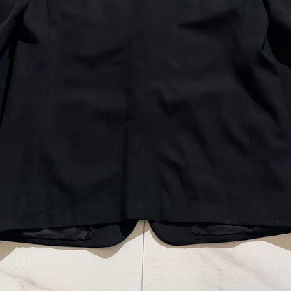 Vintage Yohji Yamamoto Outwear - LQ Y's for men tailored jacket zip wool Black Size L - Authentic Archive