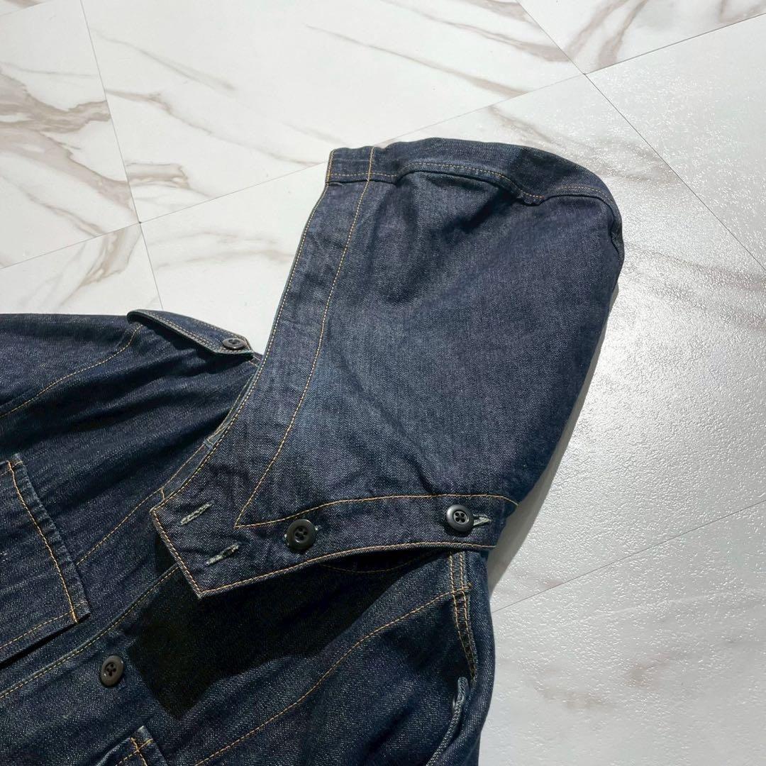 Yohji Yamamoto - Y's for men 2Way Denim Hooded Coat Indigo Size L