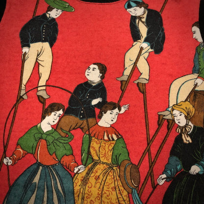 Yohji Yamamoto 95AW Rokumeikan Print High Neck Knit Size M