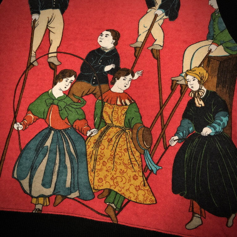 Yohji Yamamoto 95AW Rokumeikan Print High Neck Knit Size M
