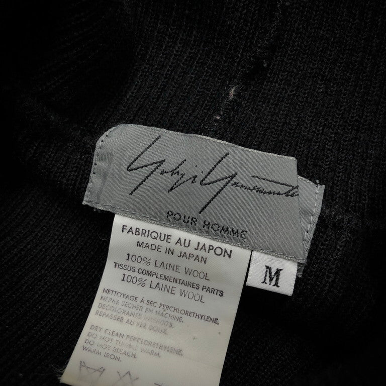 Yohji Yamamoto 95AW Rokumeikan Print High Neck Knit Size M