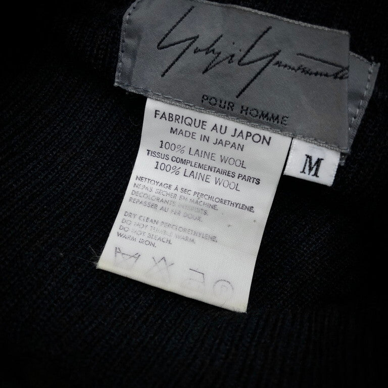 Yohji Yamamoto 95AW Rokumeikan Print High Neck Knit Size M