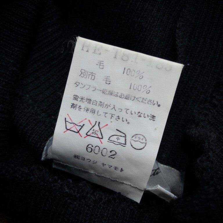 Yohji Yamamoto 95AW Rokumeikan Print High Neck Knit Size M
