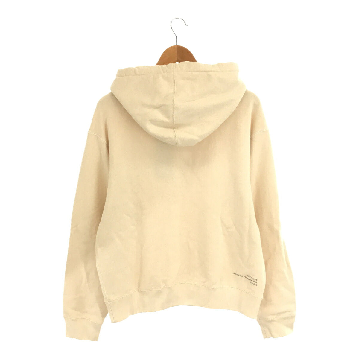GUCCI 20AW Think Thank Vintage Distressed Hoodie Size S