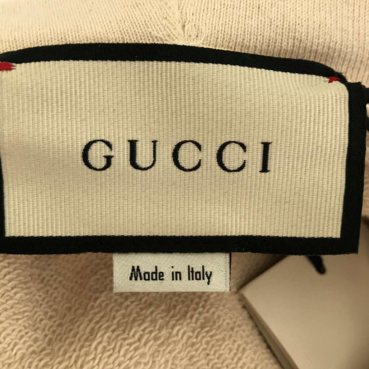GUCCI 20AW Think Thank Vintage Distressed Hoodie Size S