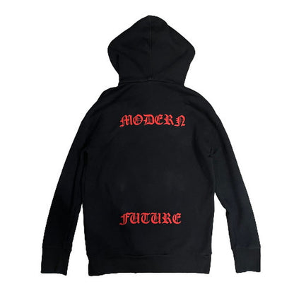 Gucci Angry Cat Embroidered Oversized Hoodie Black Size S