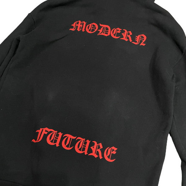 Gucci Angry Cat Embroidered Oversized Hoodie Black Size S