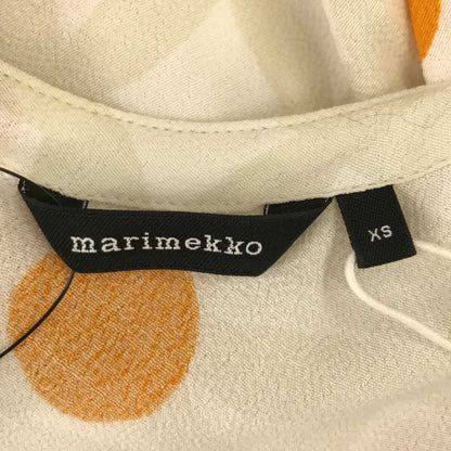 Marimekko TOPS Polka Dot Rayon Midi Dress Size XS