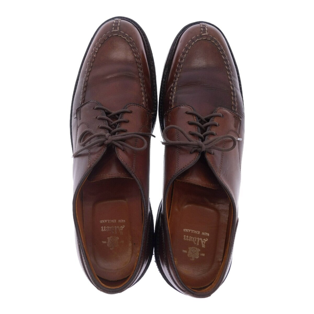 Alden All Weather Walker 965 U-Tip Shoes Brown Size 10.5