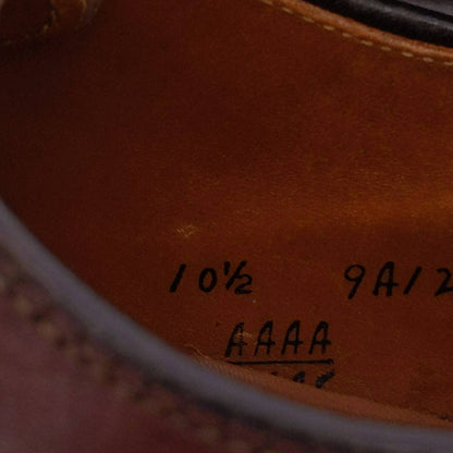 Alden All Weather Walker 965 U-Tip Shoes Brown Size 10.5
