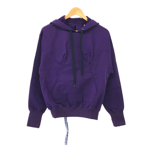 FACETASM Back Slit Ribbon Design Hoodie Purple Size 1
