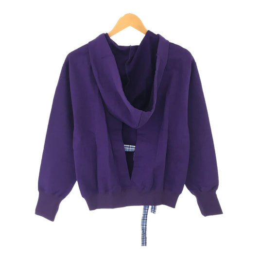 FACETASM Back Slit Ribbon Design Hoodie Purple Size 1