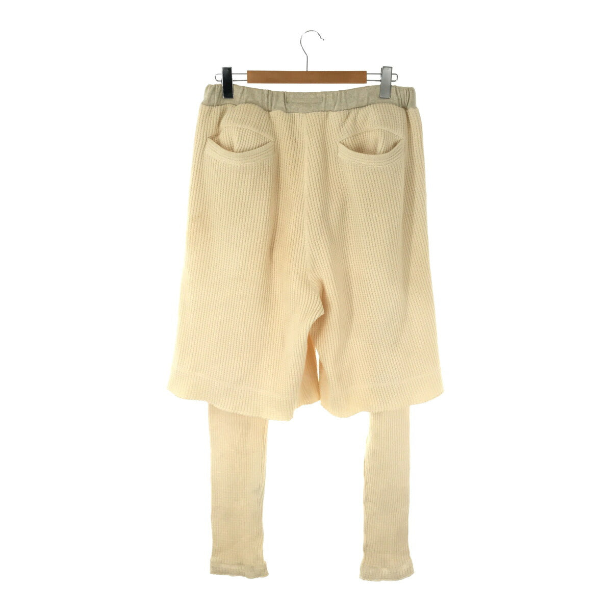 Sasquatchfabrix Layered Waffle Pants White