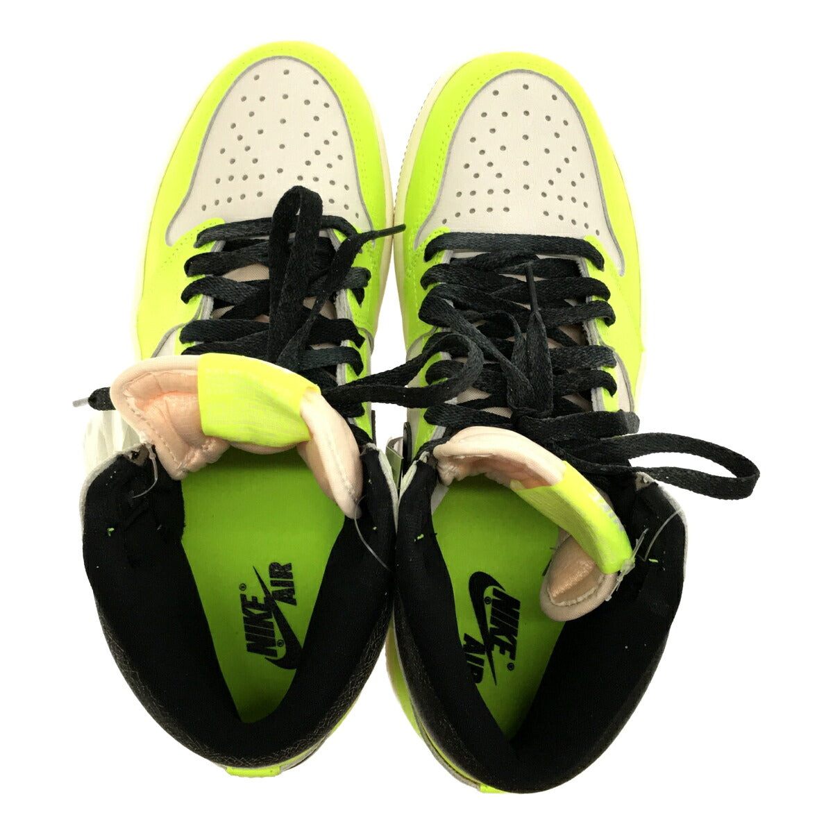 NIKE Air Jordan 1 Retro Hi Volt Sneakers Green Size 8