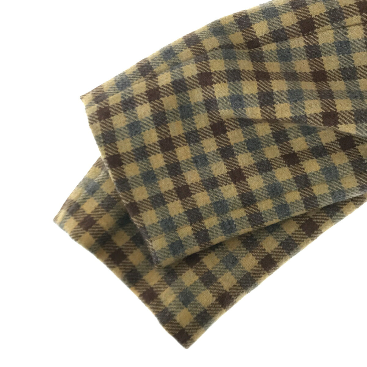 Giorgio Armani Yellow Wool Check Pattern Jacket Size 42