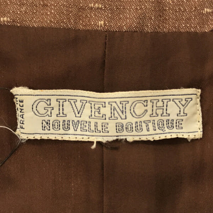 GIVENCHY Vintage Belted Long Coat Brown
