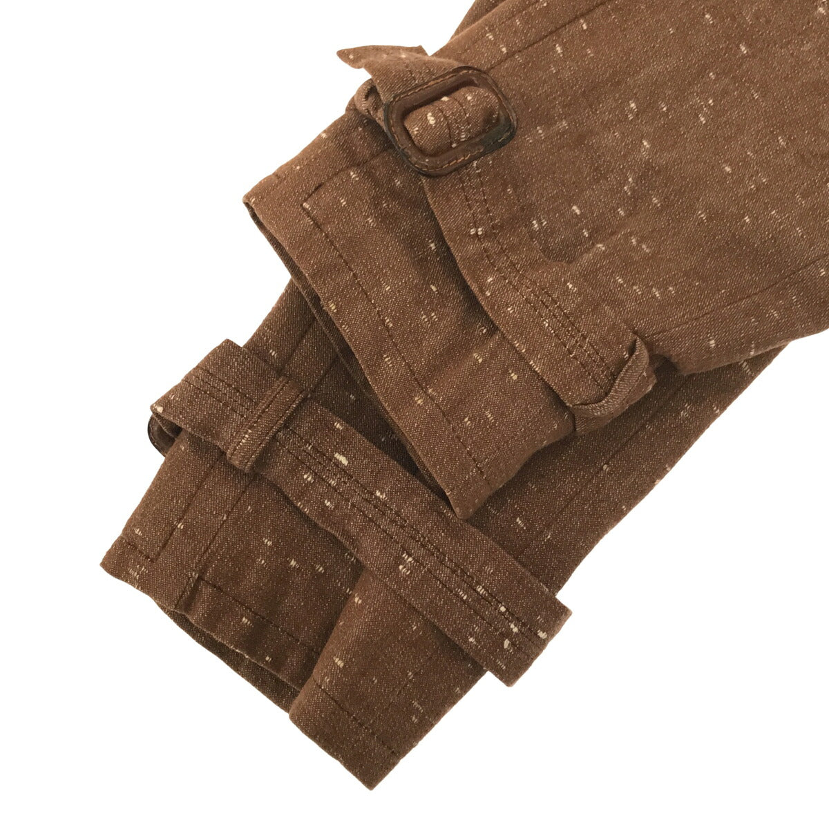 GIVENCHY Vintage Belted Long Coat Brown